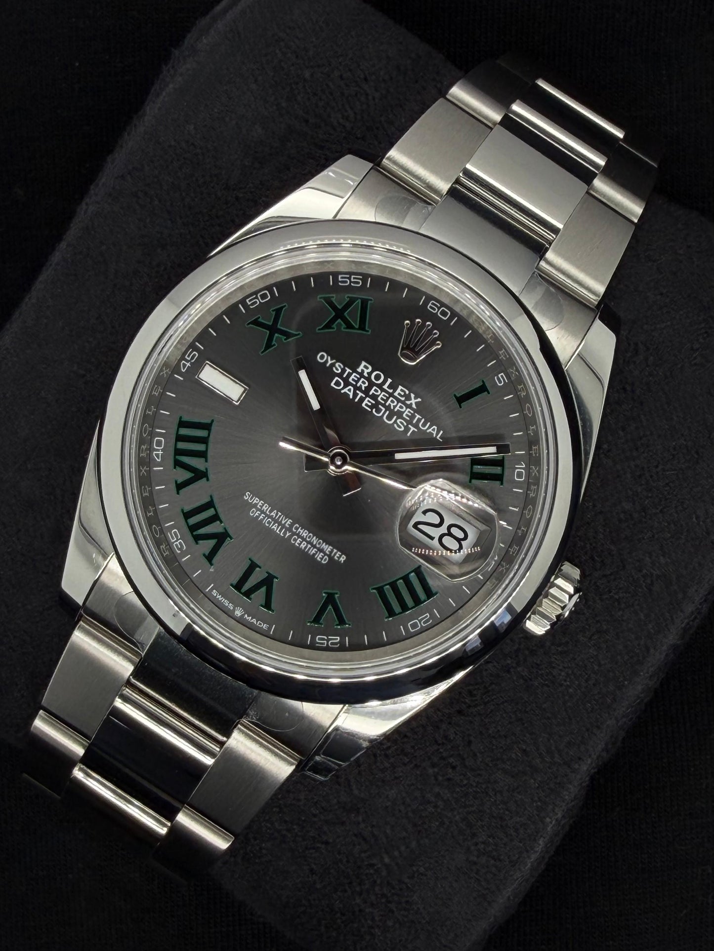 Rolex Datejust 36 Wimbledon Dial Smooth Bezel Oystersteel | 126200 | 2025 | 36mm