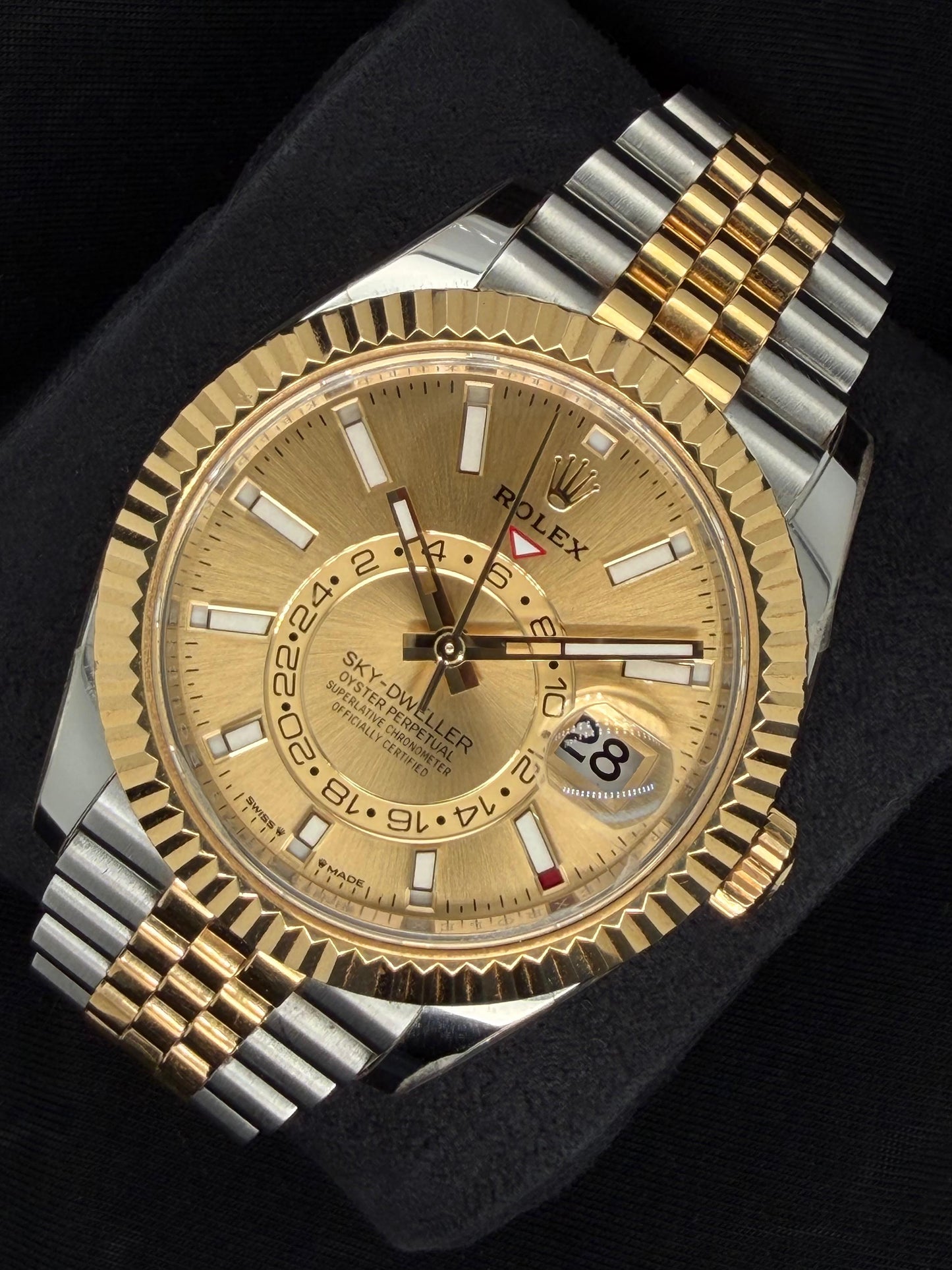 Rolex Sky-Dweller Two Tone Yellow Gold Champagne Dial 336933 | 2023 | 42mm