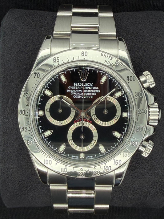 Rolex Daytona Cosmograph 'Darth Vader' Black Dial 116520 | 2002 | 40mm