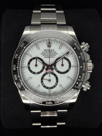 Rolex Daytona White Panda Ceramic Oystersteel 126500LN | 2025 | 40mm