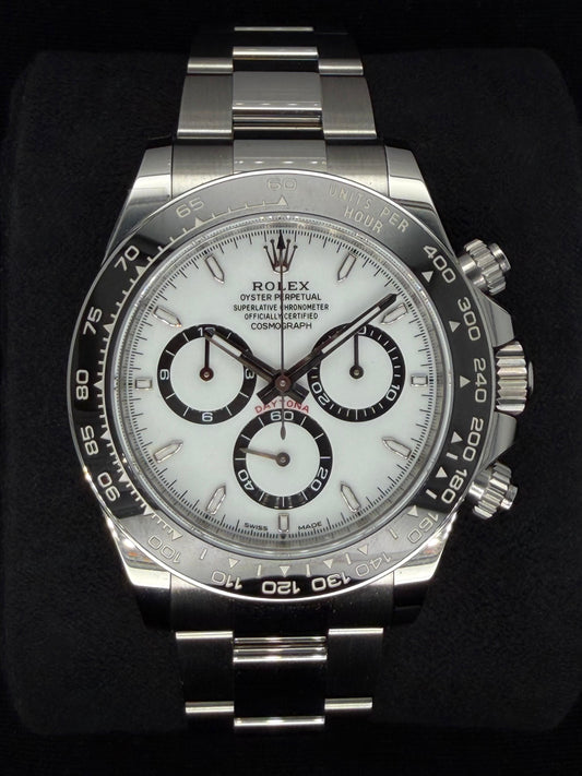 Rolex Daytona White Panda Ceramic Oystersteel 126500LN | 2025 | 40mm