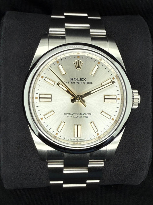 Rolex Oyster Perpetual 41 Silver Dial Oyster Bracelet 134300 