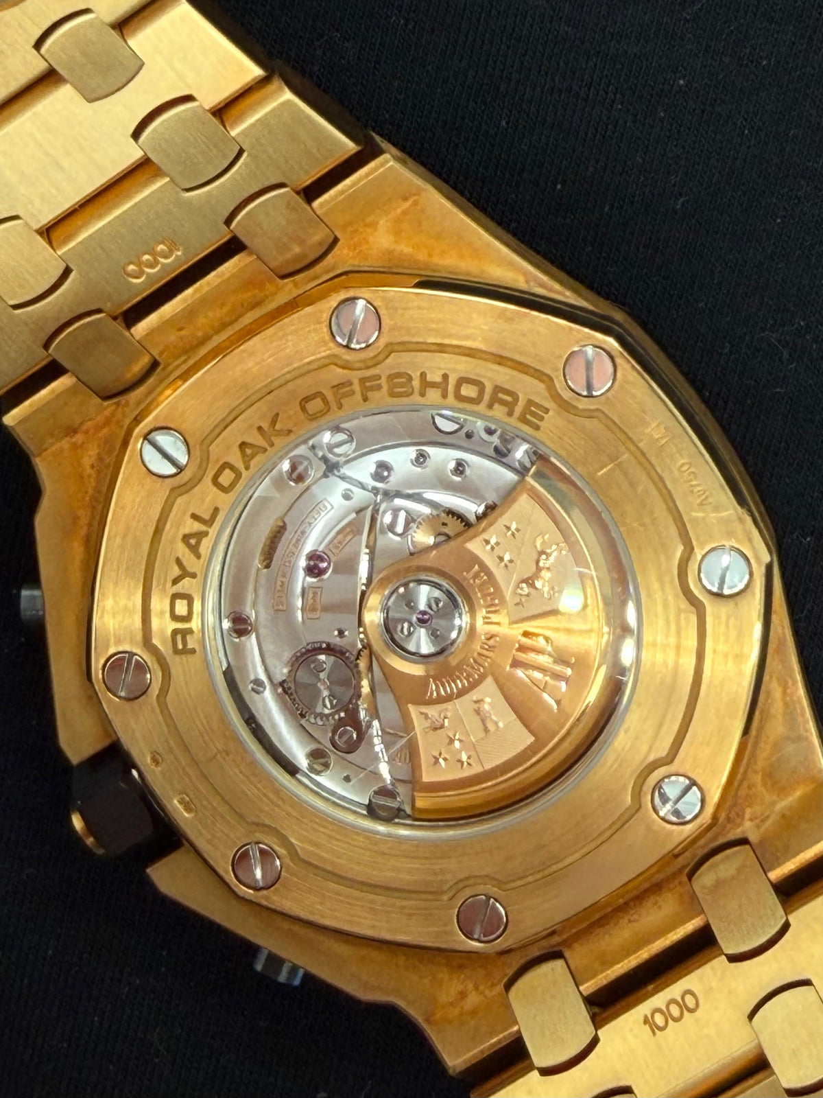 Audemars Piguet Royal Oak Offshore Chronograph "Brick" Yellow Gold with Blue Dial 26470BA.OO.1000BA.01 | 2019 | 42mm
