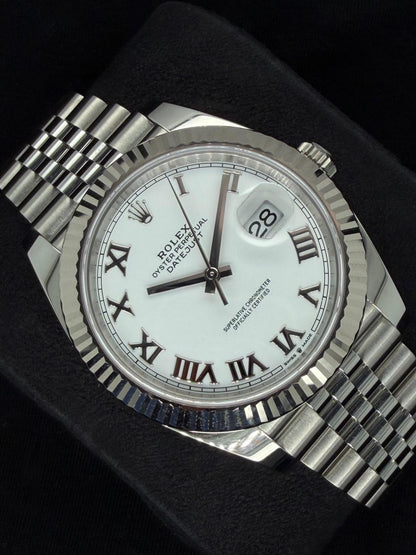 Rolex Datejust 41 White Roman Dial Jubilee 126334 | 2026 | 41mm