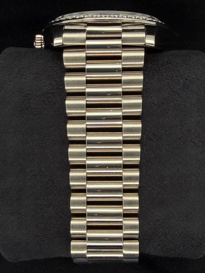 Rolex Day-Date 40 White Gold with Meteorite Diamond Dial and Factory-Set Diamond Bezel 228349RBR | 2021 | 40mm