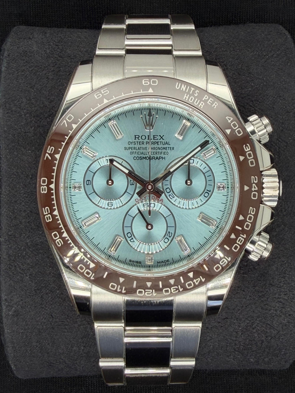Rolex Daytona Platinum Ice Blue Diamond Dial 'Platona' 116506 | 2023 | 40mm