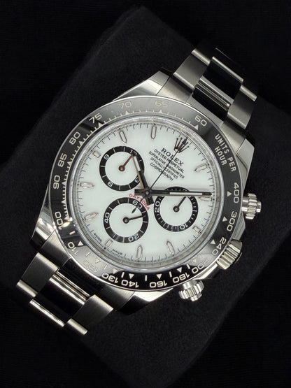 Rolex Daytona White Panda Ceramic Oystersteel 126500LN | 2025 | 40mm