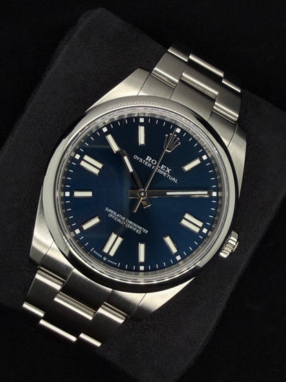 Rolex Oyster Perpetual 41 Blue Dial Oyster Bracelet 124300 | 2024 | 41mm