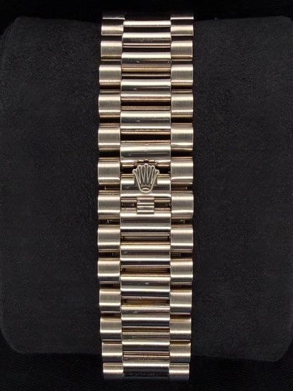 Rolex Day-Date 40 White Gold with Meteorite Diamond Dial and Factory-Set Diamond Bezel 228349RBR | 2021 | 40mm