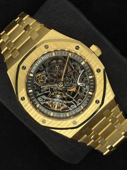 Audemars Piguet Royal Oak Double Balance Wheel Openworked Rose Gold "Skeleton" 15407BA.OO.1220BA.01 | 2025 | 41mm