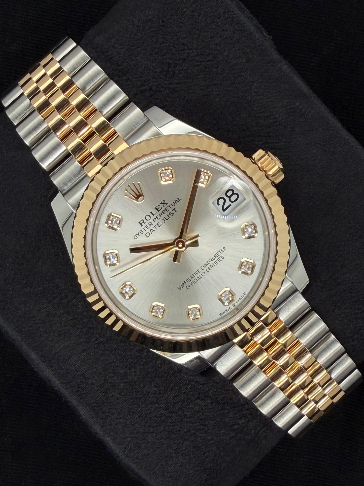 Rolex Datejust 31 Silver Diamond Dial Jubilee Two Tone 278273 | 2026 | 31mm