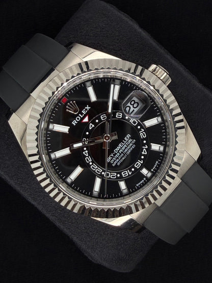 Rolex Sky-Dweller White Gold Black Dial Oysterflex 336239 | 2024 | 42mm
