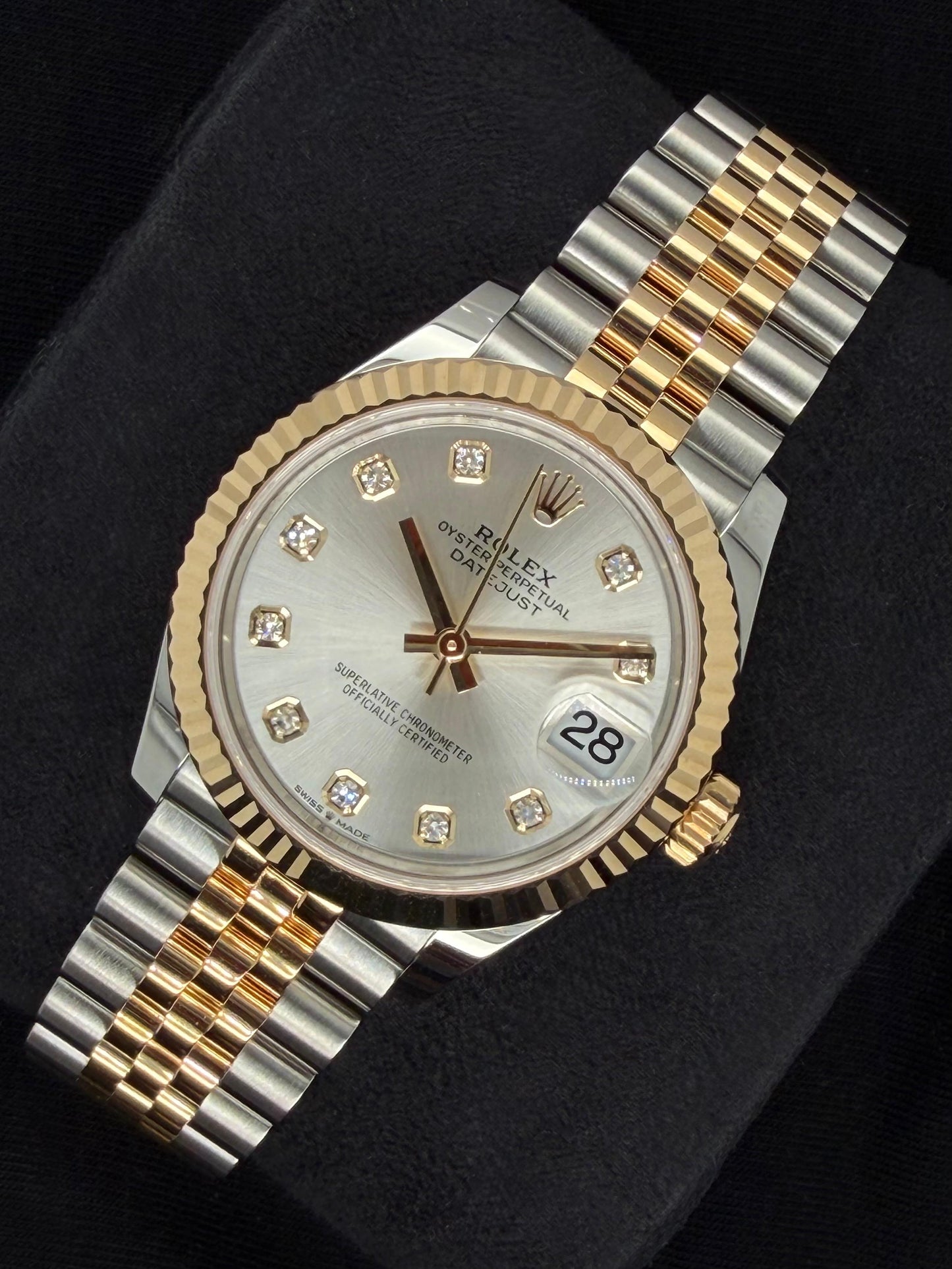 Rolex Datejust 31 Silver Diamond Dial Jubilee Two Tone 278273 | 2026 | 31mm