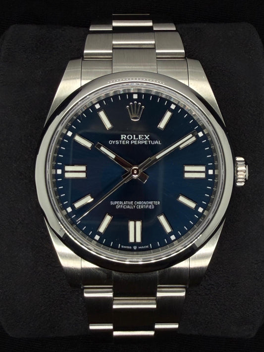 Rolex Oyster Perpetual 41 Blue Dial Oyster Bracelet 124300 | 2024 | 41mm