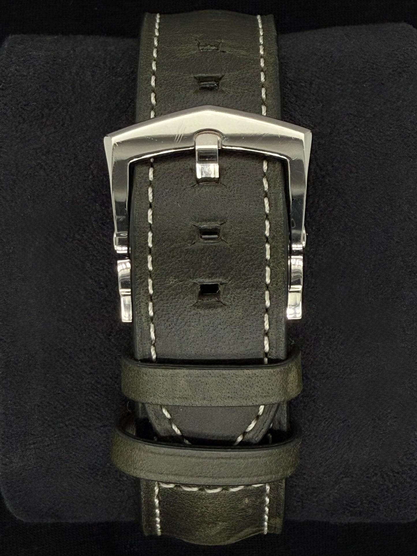 Patek Philippe Calatrava Complications White Gold Green Dial 5924G-010 clasp