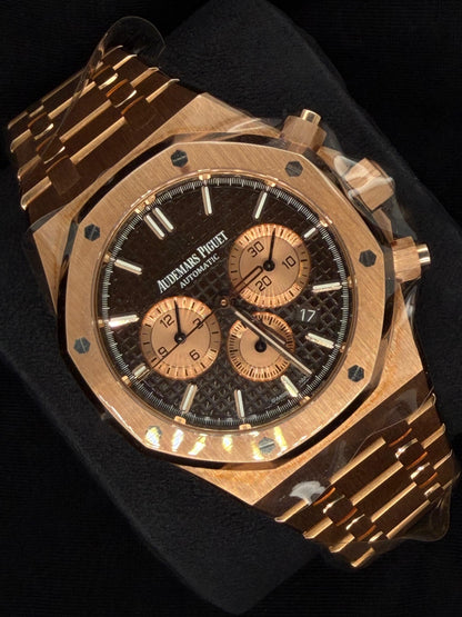 Audemars Piguet Royal Oak Chronograph Brown Dial Rose Gold 26331OR | 2017 | 41mm