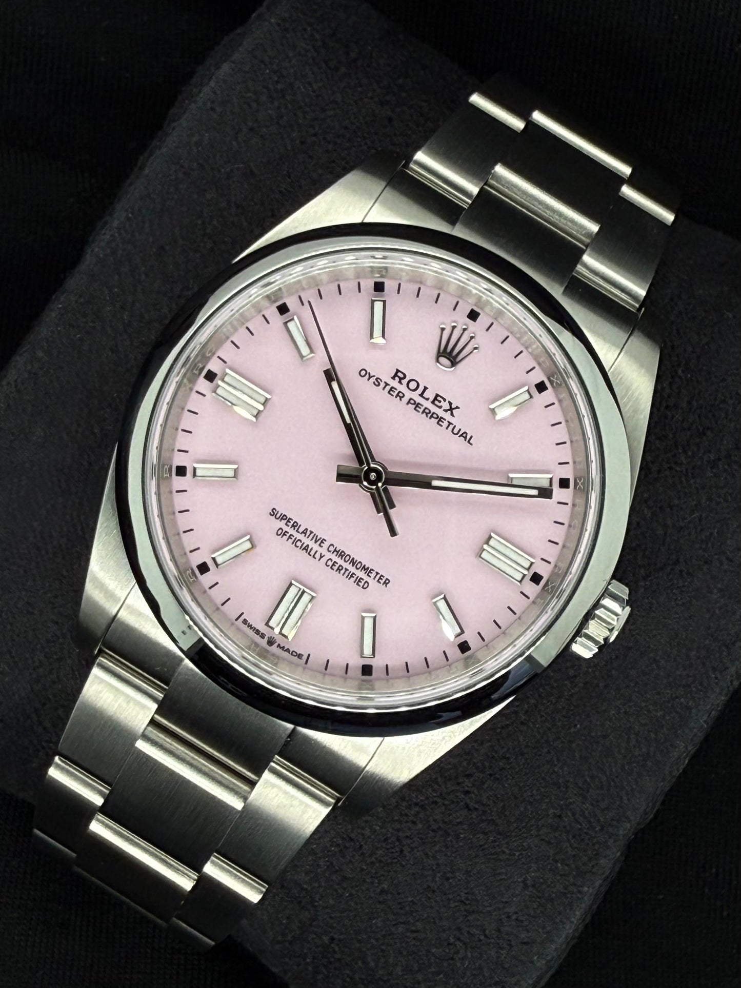 Rolex Oyster Perpetual 36 Candy Pink Dial 126000 right