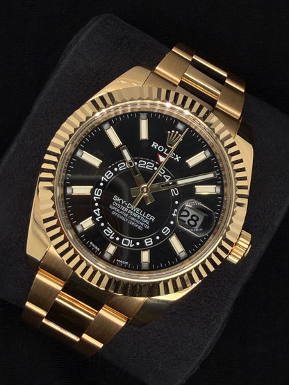 Rolex Sky-Dweller 18ct Yellow Gold Black Dial 326938 | 2020 | 42mm