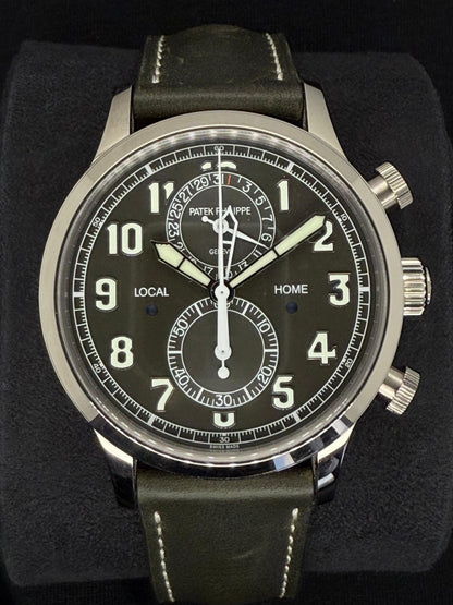 Patek Philippe Calatrava Complications White Gold Green Dial 5924G-010